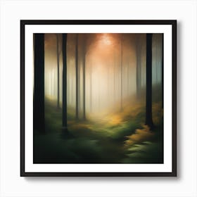 Mystical Forest Retreat 19 Art Print