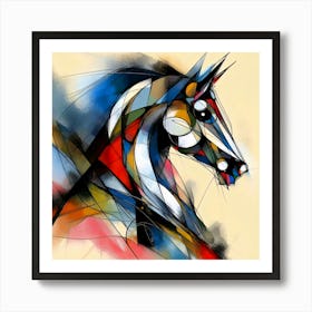 Creative Horse Beauty Illustration Nr 148 Art Print