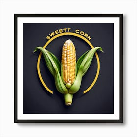 Sweetcorn As A Logo (12) Art Print