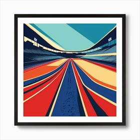 F1 Track Art Print