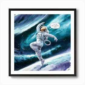 Space Dancer Art Print