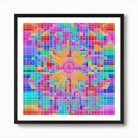 Abstract Psychedelic Art Art Print