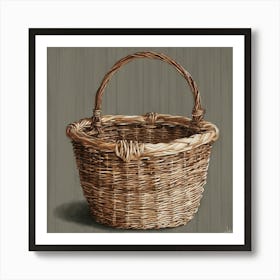 Basket Art Print