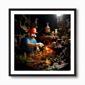 Mario Bros 13 Art Print