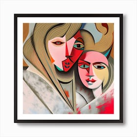 Mother and Daughter Art Print