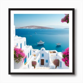 Santorini Art Print