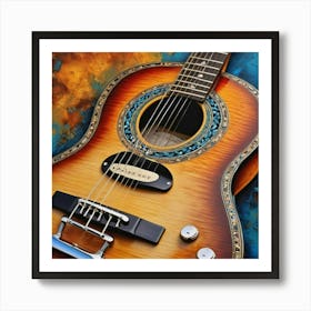 Acoustic Guitar 5 Art Print