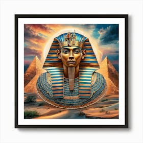 Egyptian Pharaoh 5 Art Print