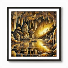 Phong Nha Ke Bang Cave In Vietnam Art Print