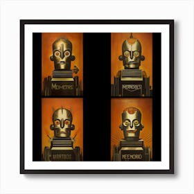 Star Wars Robots Art Print