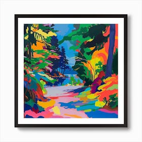 Abstract Park Collection Stanley Park Vancouver Canada 3 Art Print