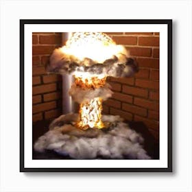 Atomic Bomb Lamp Art Print