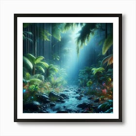 Forest In The Rain Poster