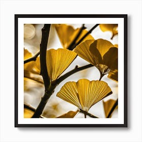 Ginkgo Leaves 6 Art Print