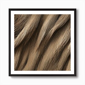 Texture Of A Brown Fur Art Print