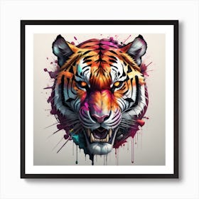 tiger 5 Art Print