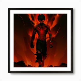 Vengeful Warrior Art Print