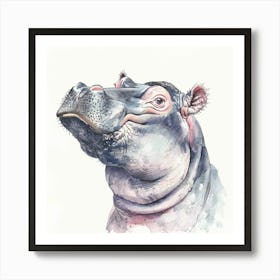 Hippo 3 Art Print