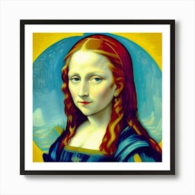 A New Era for the Mona Lisa Portrait of Youth Art Print