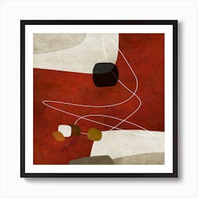 Earth Connection Square Art Print