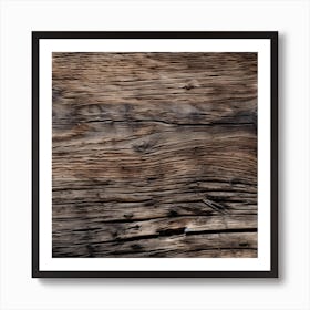 Old Wood Texture 6 Art Print