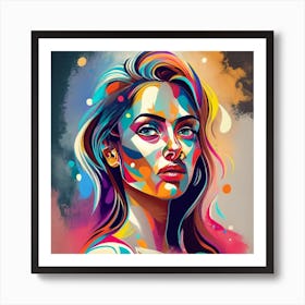 Portrait Of A Woman 5 Art Print