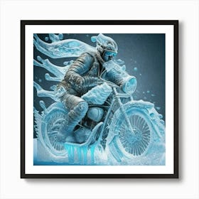 Ice Art Art Print