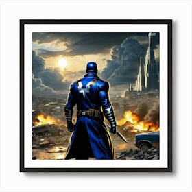 Captain America 1 Art Print