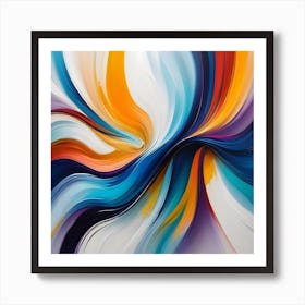 Abstract Painting Affiche