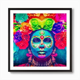 Frida's Radiance Art Print