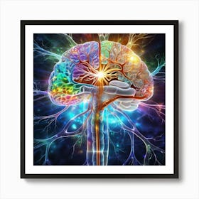 Human Brain 101 Art Print