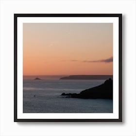 Stives Sunrise Square Art Print