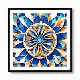 Abstract Mandala 27 Art Print