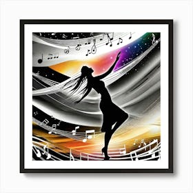 Music Notes 7 Art Print