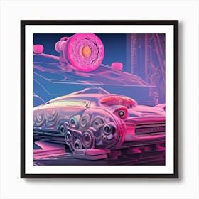 Futuristic Car Art Print