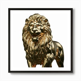 Golden Lion Art Print