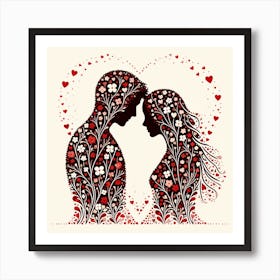 Couple In Love 1 Art Print