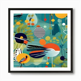 Birds In The Sky Art Print