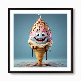 Fun character 5 Art Print