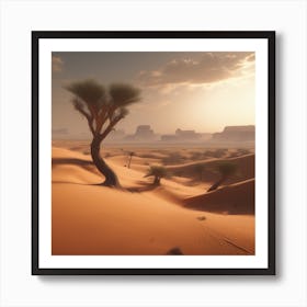 Desert - Desert Stock Videos & Royalty-Free Footage 6 Art Print