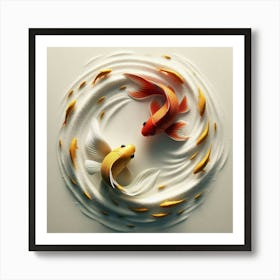 Chinese Koi Fish 1 Art Print