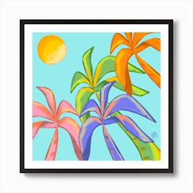 Palm City Art Print