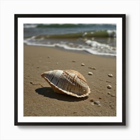 Shell On The Beach Art Print