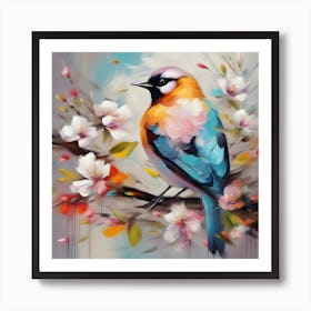 Bird On A Branch 1 Art Print