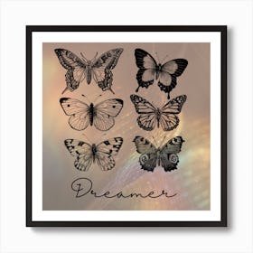 Butterfly Dreamer Art Print Art Print