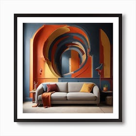 Shabby Chic Living Room(wall art) Art Print