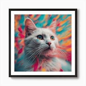 Abstract Cat Photography Stock Videos & Royalty-Free Footage Art Print