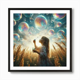 Bubbles In The Sky Art Print