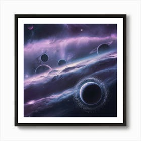 Galaxy Wallpaper Art Print