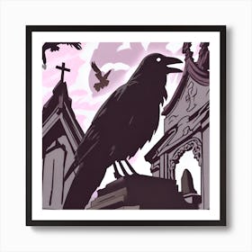 Crows Art Print